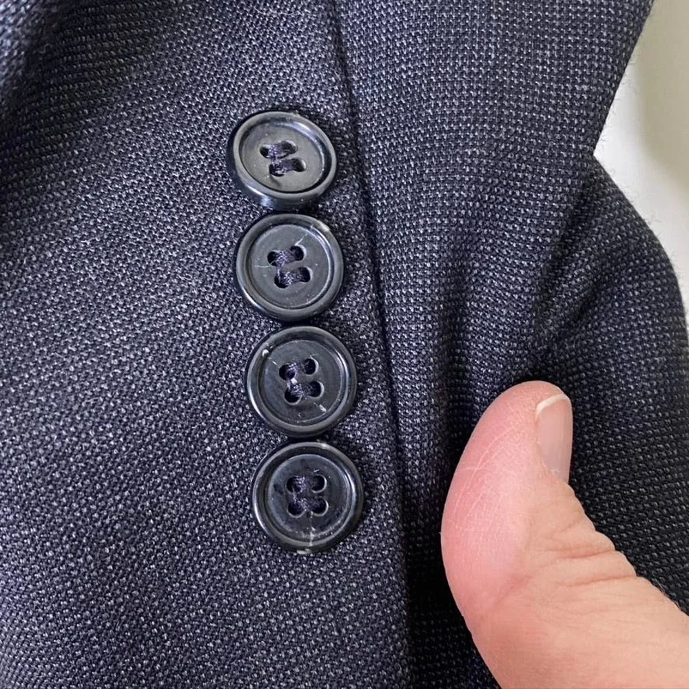 Ermenegildo Zegna‎  wool 3 button front suit jacket
